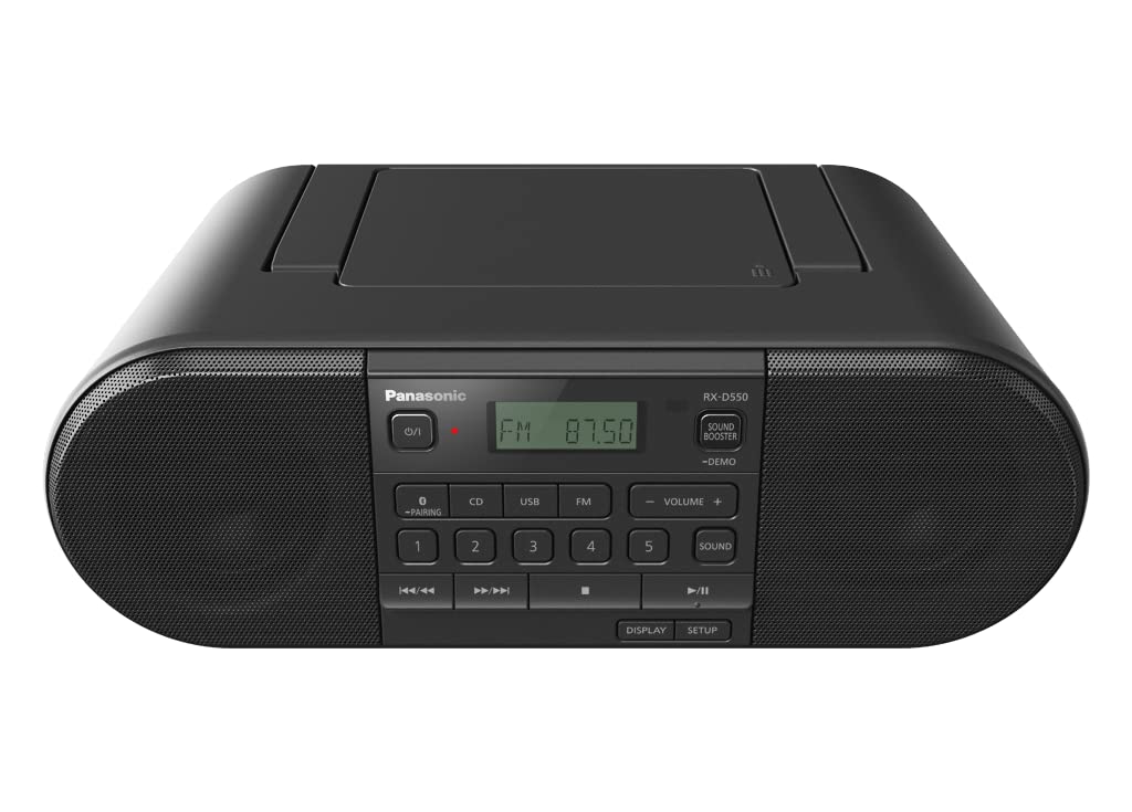 Panasonic RXD550 Powerful Portable Radio with CD, Bluetooth and